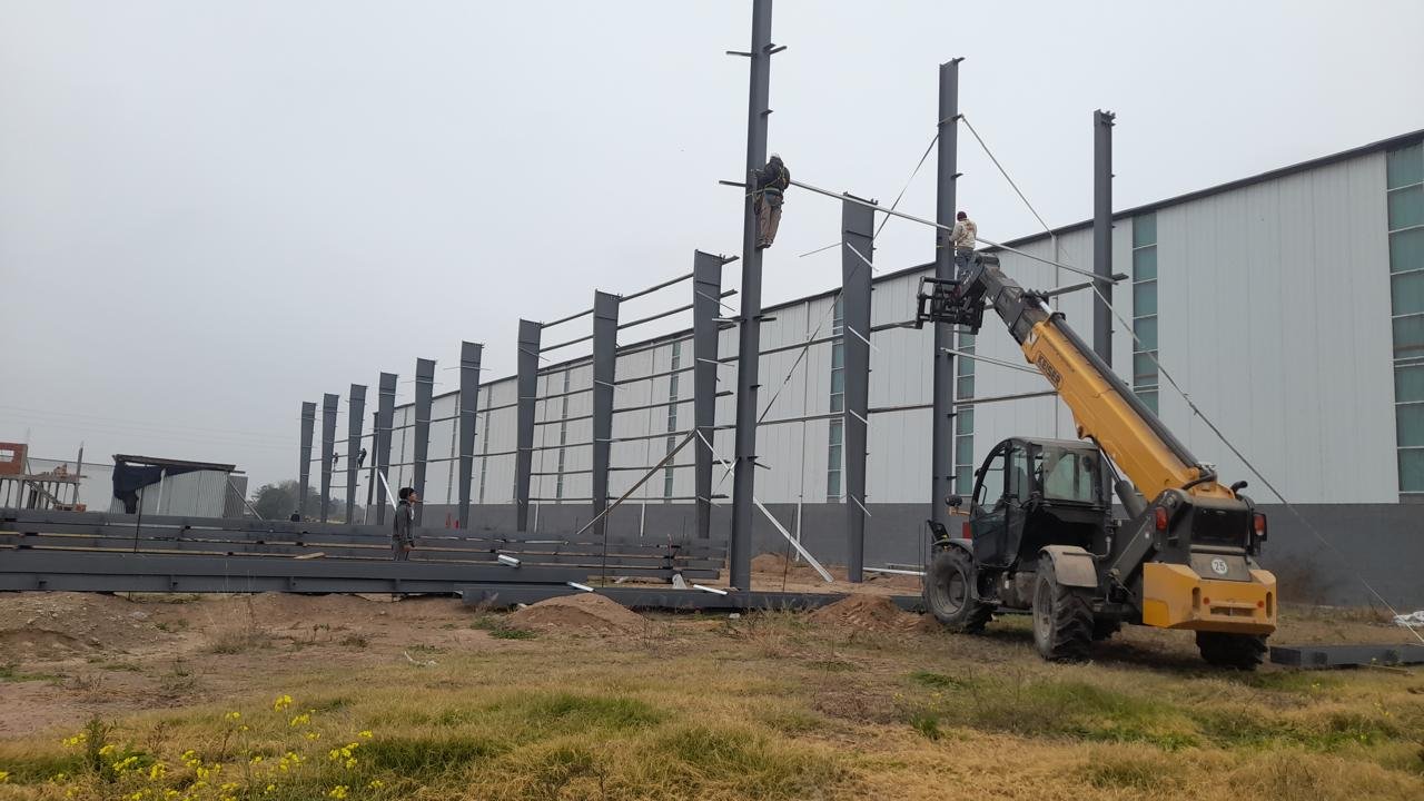 Galpón prefabricado estructura metálica Glew